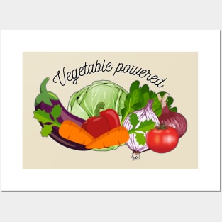 Vegetable powered Posters and Art